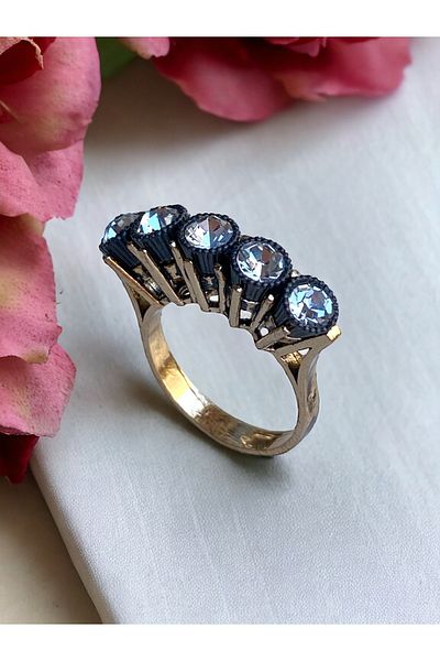 FAYRA ACCESSORIES Diamond Mounted 5 stone Ring