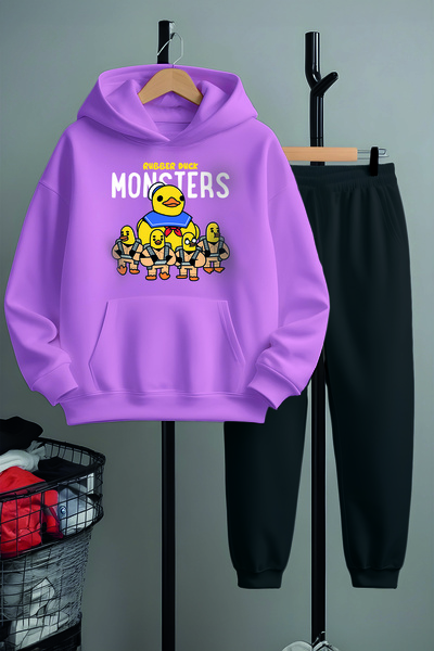 MYADA Premium gumeni patkasti monstrumi Štampano donji i gornji deo trenerke ...