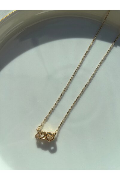 Buse Nur Uyar 520 Yazılı Gold Şans Çelik Kolye