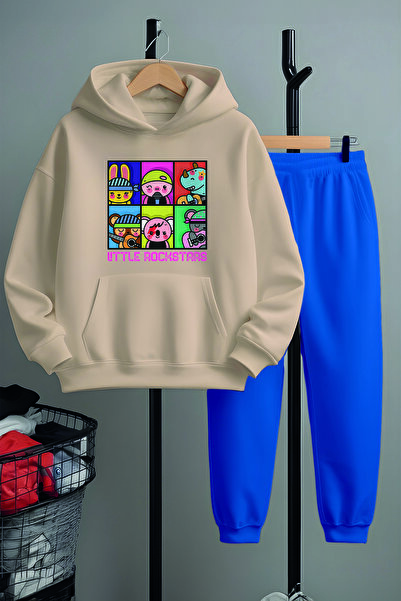 MYADA Rockstar Animals Štampano Premium komplet trenerke - donji i gornji set...