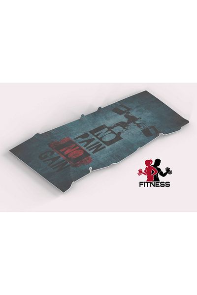 Erays Home Digital Printed Sports Athlete Fitness Towel 50x100 Cm 100% Cotton