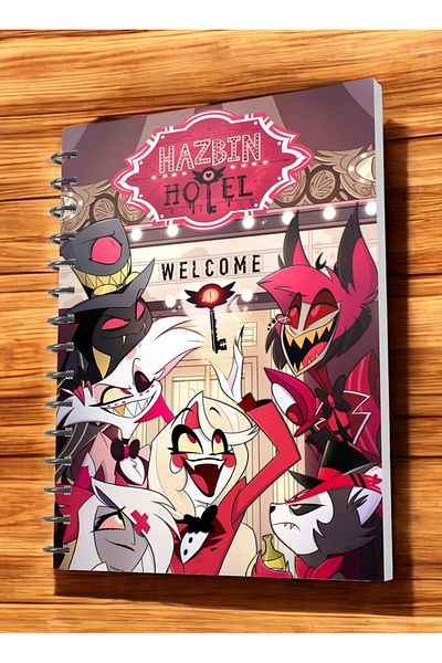 nihonwosekai Hazbin Hotel Anime A5 Size Spiral Notebook 50 Sheets
