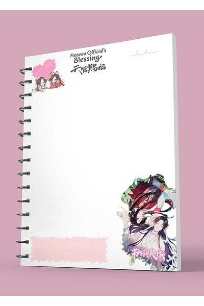 nihonwosekai Tgcf Heaven Official's Blessing Tian Guan Ci Fu Anime A5 Boy Spiral Notebook 50 Sheets