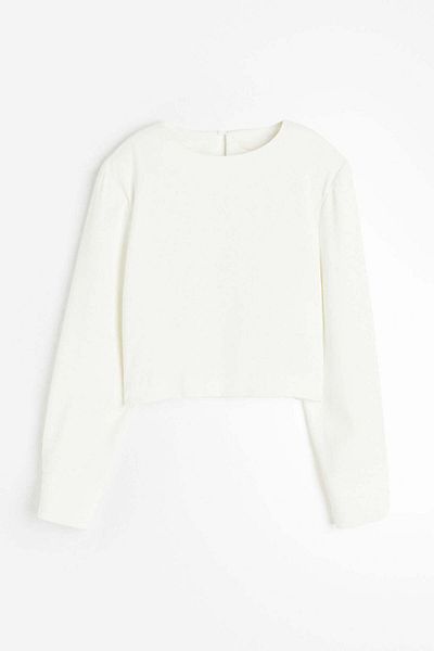 H&M Shoulder-pad blouse
