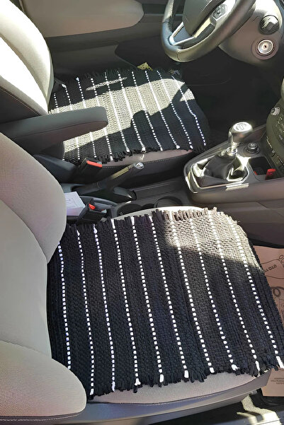 Trend Auto سجادة مقعد السيارة غطاء مقعد بساط نوم سجادة منسوجة يدويًا أمامية قطعتين خلفية قطعة واحدة ألوان مختلطة