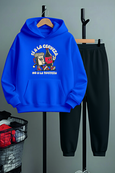 MYADA Premium stil Štampano donji i gornji deo trenerke set 22976