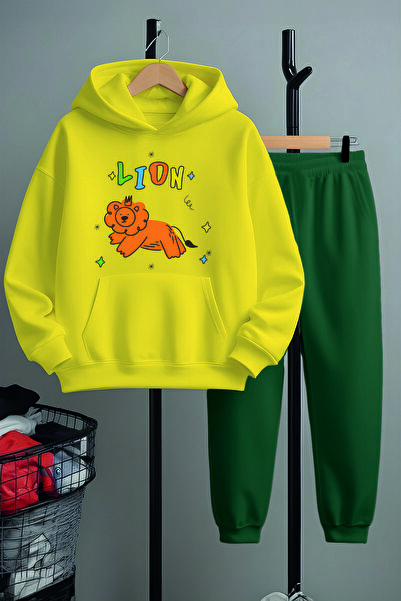 MYADA Happy Lion Štampano Premium trenerka set - donji i gornji set 22903