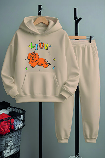 MYADA Premium Happy Lion Štampano donji i gornji deo trenerke set 22903