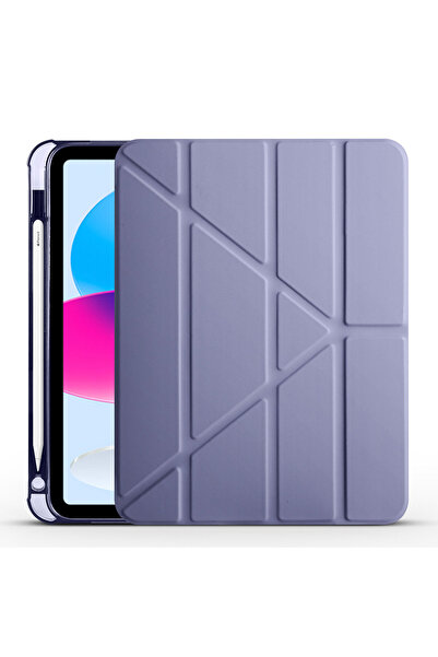 Fogy Xiaomi Redmi Pad Se 4G 8.7inç için Kılıf Üçgen Katlanır Kalemlikli Stand...