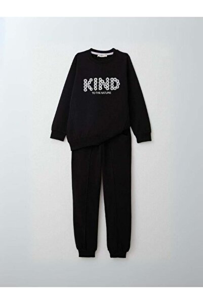 Zekids Set de trening brodat pentru fete