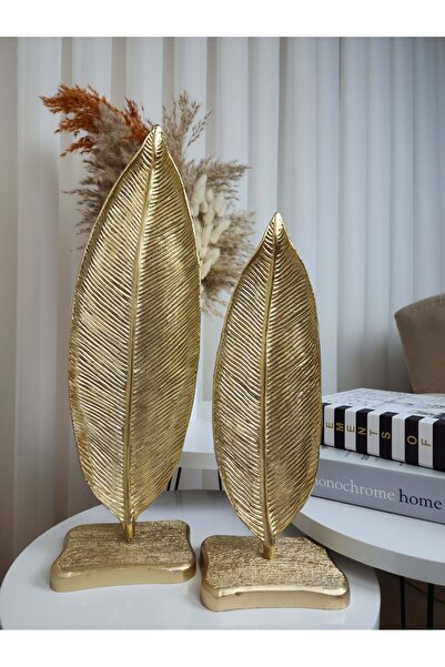 Artceal 2' Li Dekoratif Gold Tüy Dekor Obje