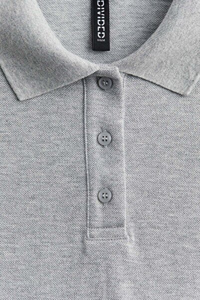 H&M فستان بيكيه قطني بياقة