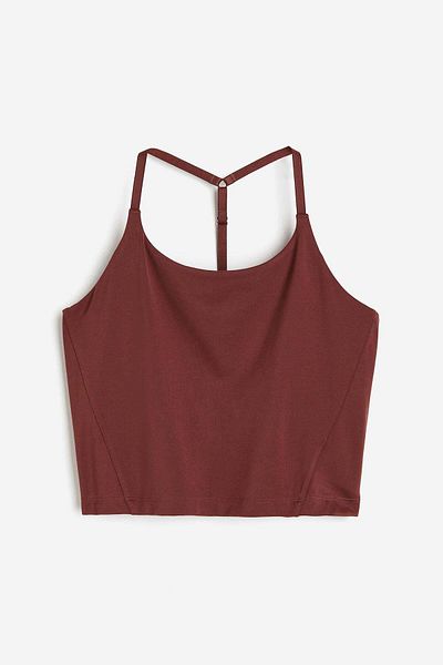 H&M SoftMove™ Cropped sports vest top