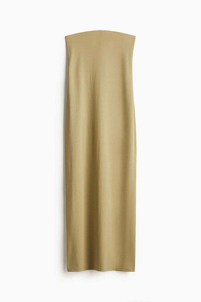 H&M Bandeau bodycon dress