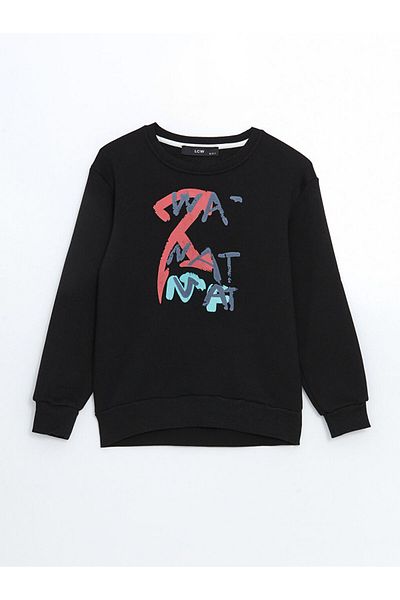 LC Waikiki Lcw Crew Neck Printed Boys' Sweatshirt