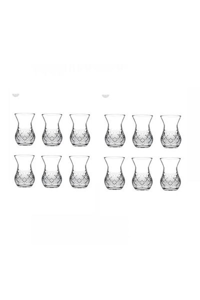 Paşabahçe Pack of 12 Timeless Tea Cups - 155Cc Fma 06005