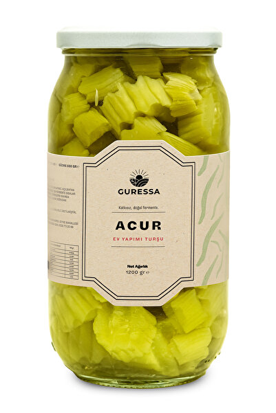 GURESSA Acur Turşusu 1200 Gr Doğal Ev Yapımı