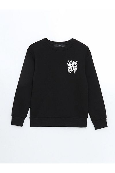 LC Waikiki Lcw Crew Neck Printed Boys' Sweatshirt