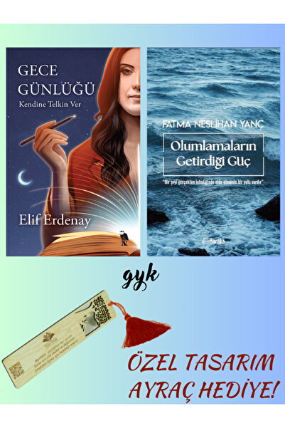 Baraka Kitap Gece Günlüğü ve Olumlamaların Getirdiği Güç 2 Kitap Set (AYRAÇ H...