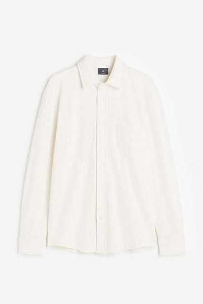 H&M Regular Fit Textured shirt