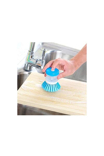Royaleks Dish Cleaning Brush with Liquid Soap Detergent Tank
