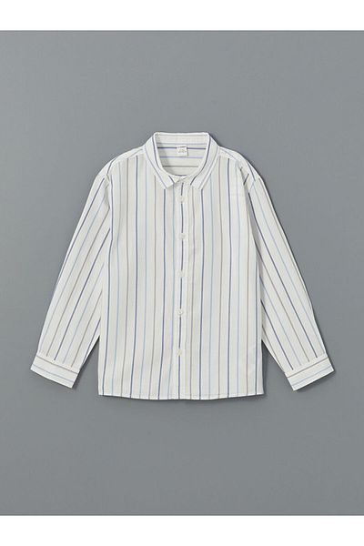 LC Waikiki Lcw Kids Long Sleeve Striped Boy's Shirt