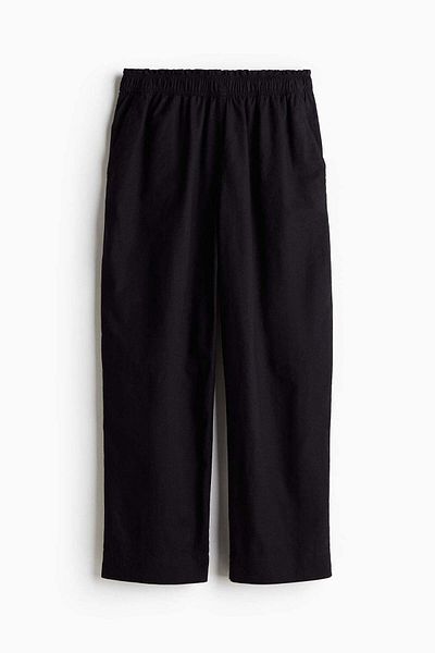 H&M Ankle-length linen trousers