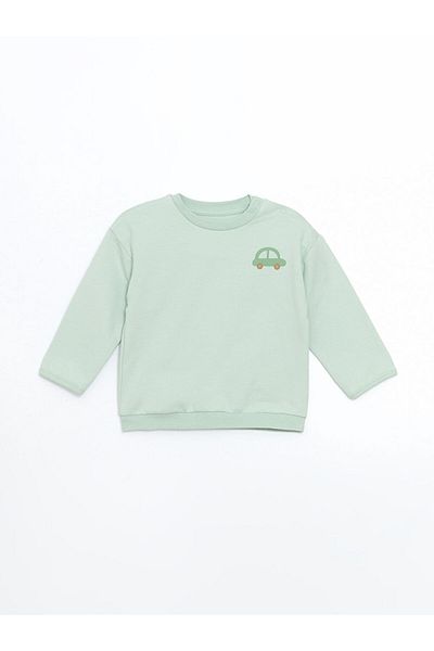 LC Waikiki Lcw Baby Boy Sweatshirt and Sweatpants - Crew Neck, Set of 2