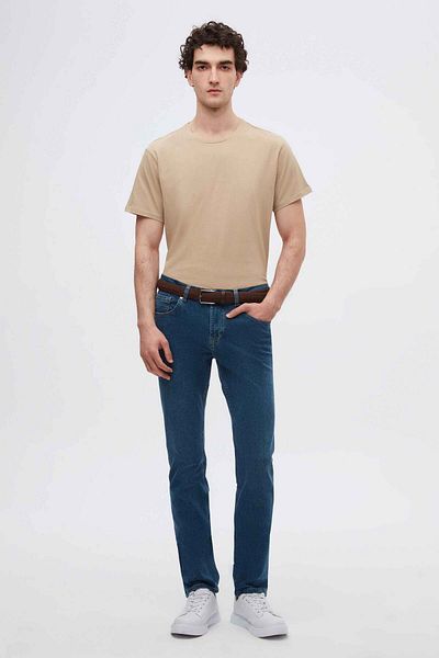 D'S Damat Παντελόνι Damat Slim Fit Indigo Denim - Ds