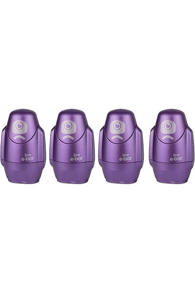 STOREMAX Sellbuystore E-Bot Silgili Kalemtiras Metallic Purple Set of 4 1053513