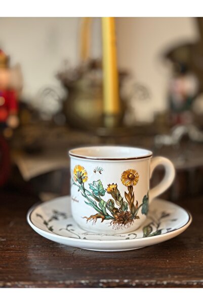 Villeroy & Boch Villeroy Boch Botanica Çiçekli Damgalı Porselen Antika Çay / ...