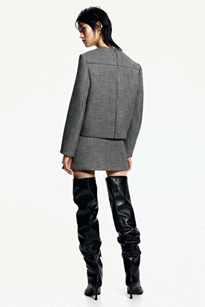 H&M Structured twill mini skirt