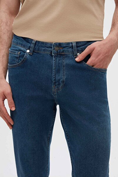 D'S Damat Damat Slim Fit Indigo Denim Trousers - Ds