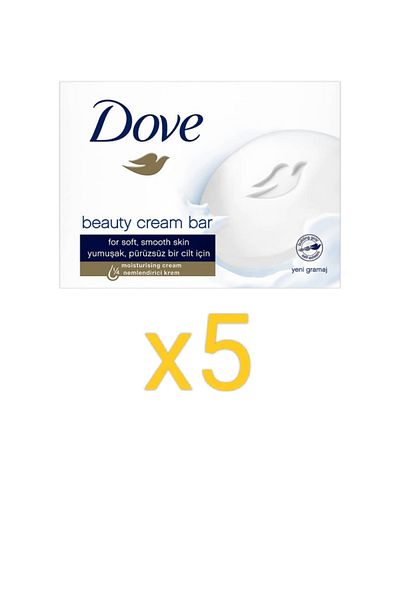 Dove 90g Cream Bar X5 - Pack