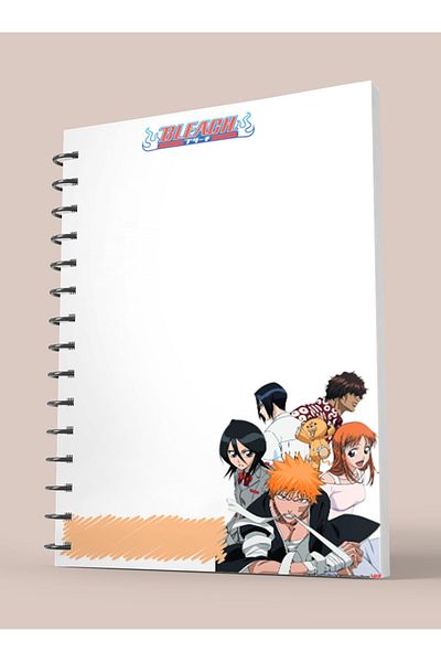 nihonwosekai Bleach Anime A5 Boy Spiral Notebook 50 Sheets