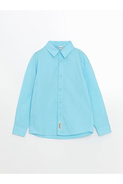 LC Waikiki Cămașă pentru băiat din amestec de in LCW Kids