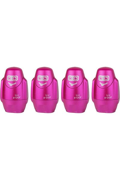 STOREMAX E-Boot Wipe Calemtiras Metallic Pink Set of 4