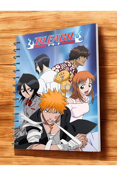 nihonwosekai Bleach Anime A5 Boy Spiral Notebook 50 Sheets