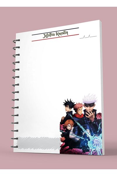 nihonwosekai Jujutsu Kaisen Anime A5 Size Spiral Notebook 50 Sheets