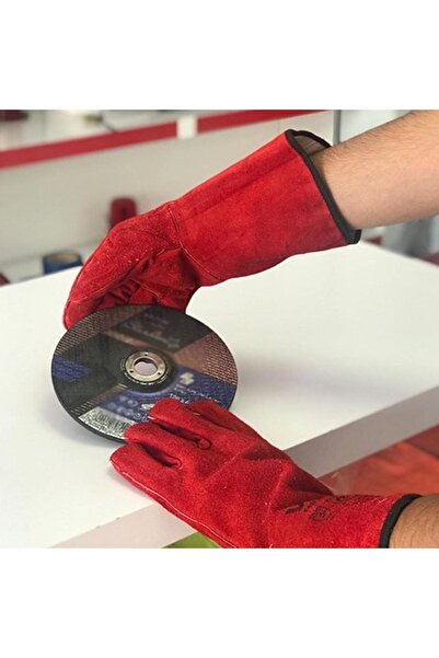 KKDSTOCK Kaynak Eldiveni Deri Kaynakçı Eldiven