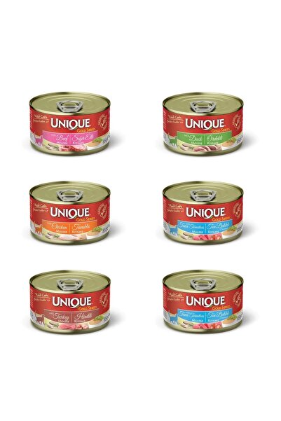 Unique Gold Series Karışık 85 Gr Yaş Kedi Mamaları (5*85 gr )