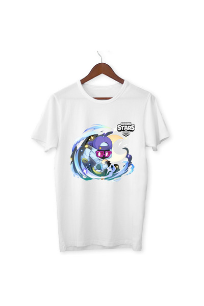 ALPŞAN TİCARET Tricou pentru copii Brawl Stars Shade - Tricou alb, Adult Copil