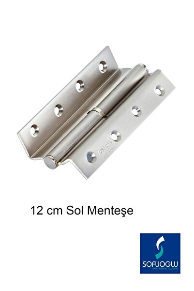 Sofuoğlu 12 Cm Yeni Cumbalı Alüminyum Sol Menteşe 2 Mm / 10'lu Paket