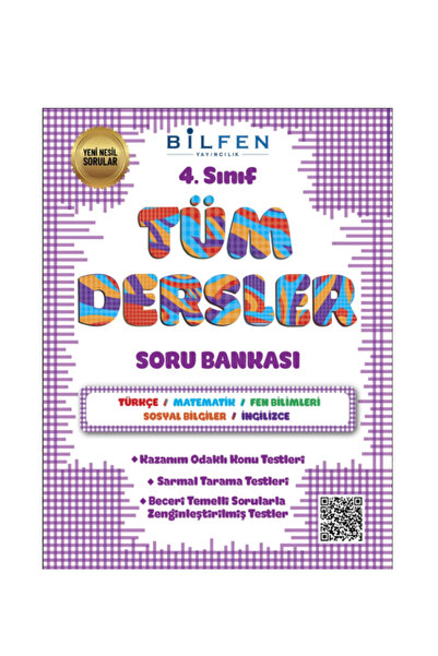 Bilfen Yayıncılık Bilfen Yayınları MOR 4. Sınıf Tüm Dersler Soru Bankası 2025
