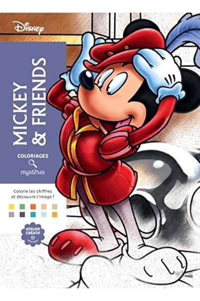 Hachette Coloriages Mysteres Disney Mickey And Friends