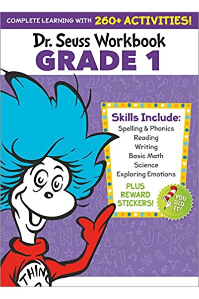 Random House USA Dr. Seuss Workbook: Grade 1: 260+ Fun Activities with Sticke...