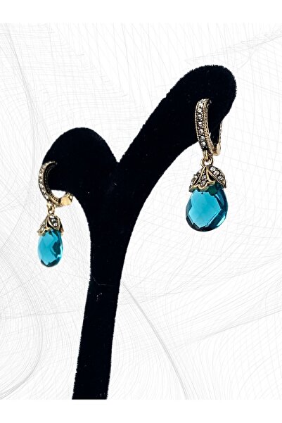 FAYRA ACCESSORIES Zirkon Taşlı Kedi Gözü Küpe