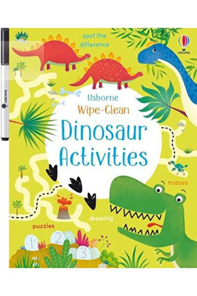 Harper Collins أنشطة Wipeclean للديناصورات أنشطة Wipeclean