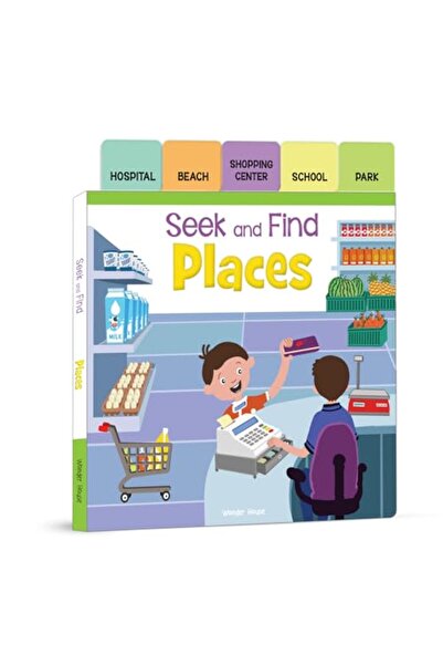 Wonder House Books كتب تعليمية مبكرة تحتوي على علامات تبويب للبحث والعثور على...