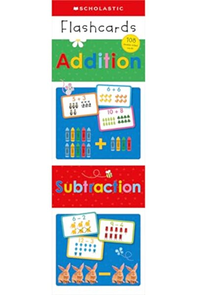 Cartwheel Books مجموعة بطاقات تعليمية للجمع والطرح من Scholastic Early Learners